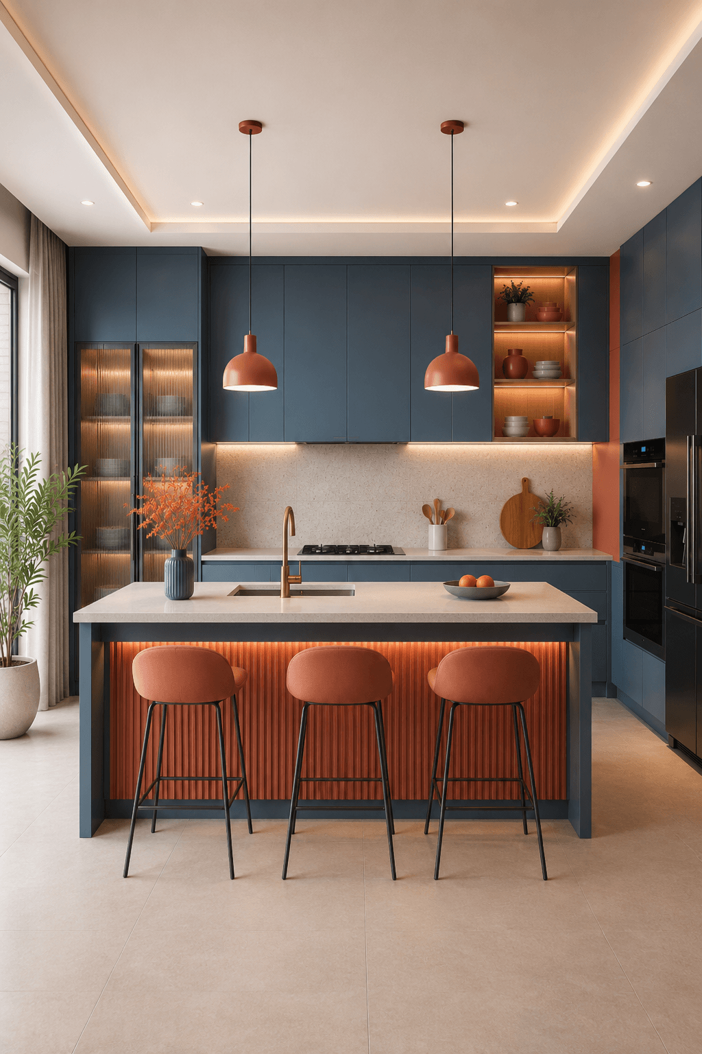Ainthiram interior detailing in a Chennai home