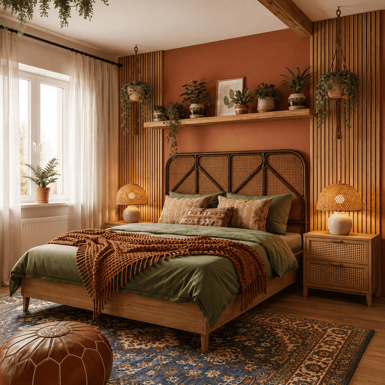 Guest bedroom in a Chennai apartment