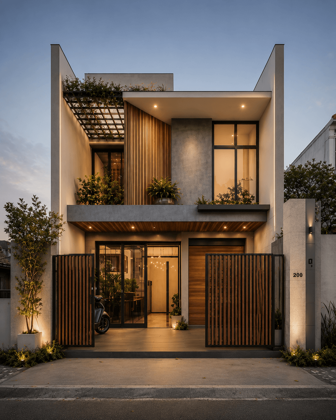 Residence facade — ECR