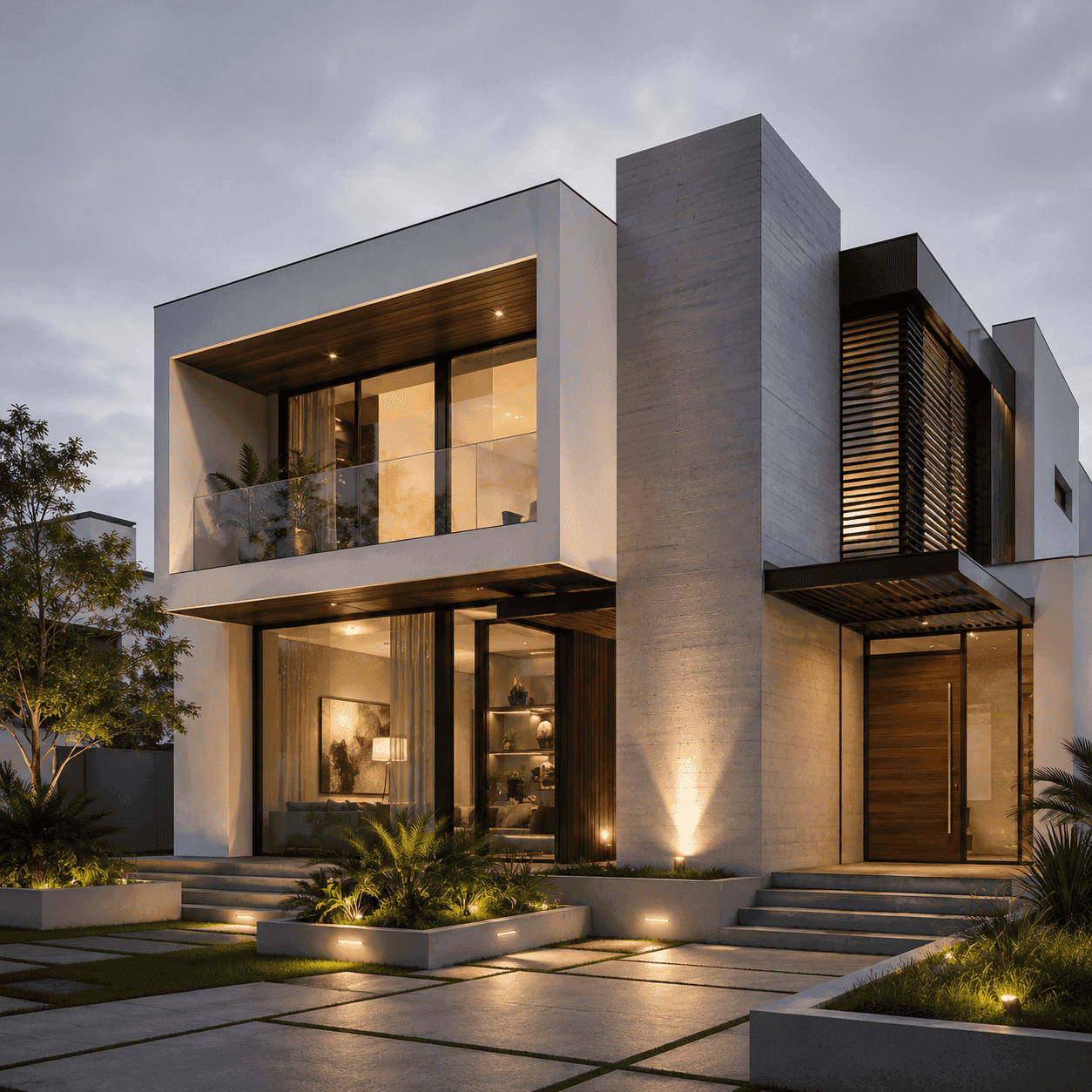 Modern home exterior